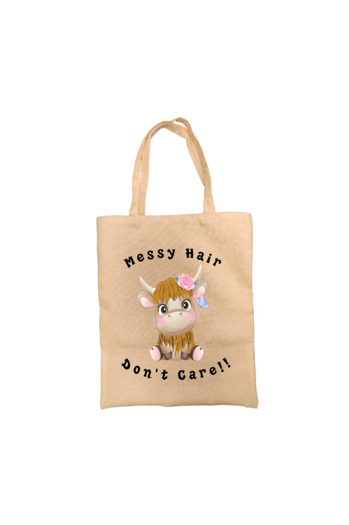 Highland Cow Tote Bag, Cow Bag, Personalised Tote Bag